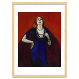 The Blue Dress. Date: 1911. Dimensions: 146.2 cm x 114.4 cm, 161.0 cm x 129.4 cm. thumbnail