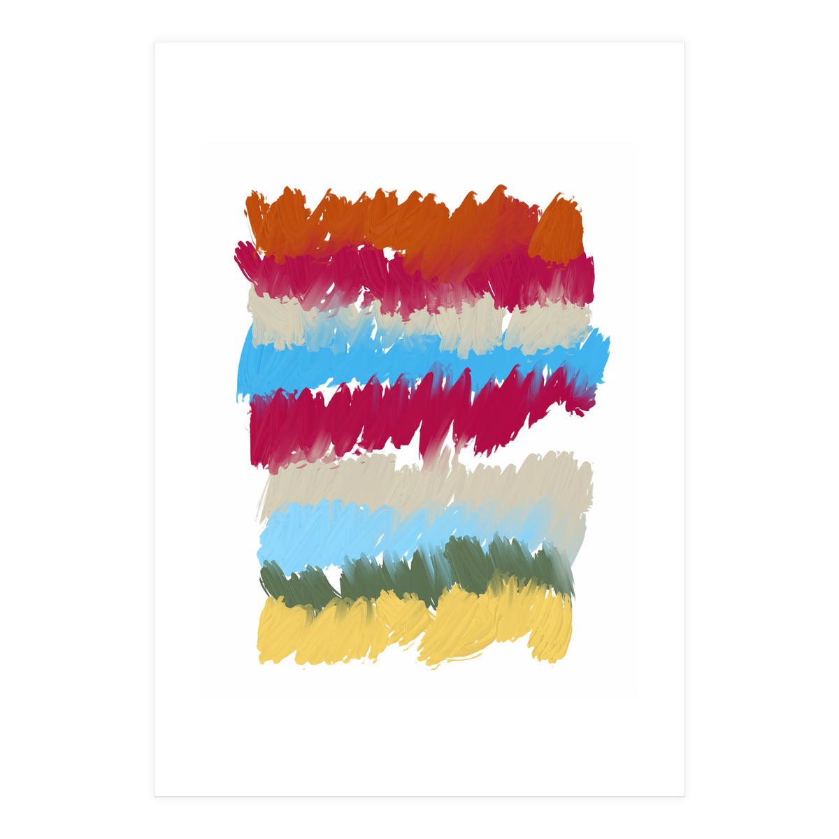 Abstract Color Palette Study (Print Only)