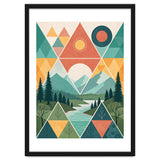 Geometric Convergence: A Mosaic of the Alpine Wilderness thumbnail