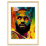 LeBron James Colorful abstract thumbnail