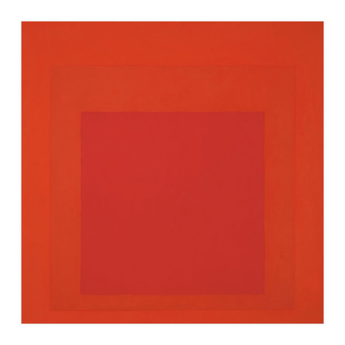 JOSEF ALBERS - HOMAGE TO THE SQUARE RED (Print Only)