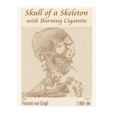 Skull of a Skeleton with Burning Cigarette - Vincent van Gogh (1885–86) (Print Only) thumbnail