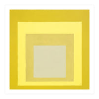 JOSEF ALBERS - HOMAGE TO THE SQUARE YELLOW WHITE (Print Only)