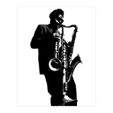 Rahsaan Roland Kirk Jazz Music Legend in Grayscale (Print Only) thumbnail