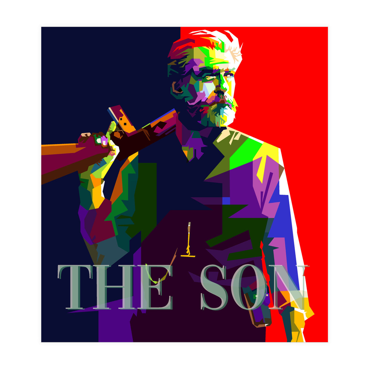 Pierce Brosnan Pop Art WPAP Trending Now (Print Only)