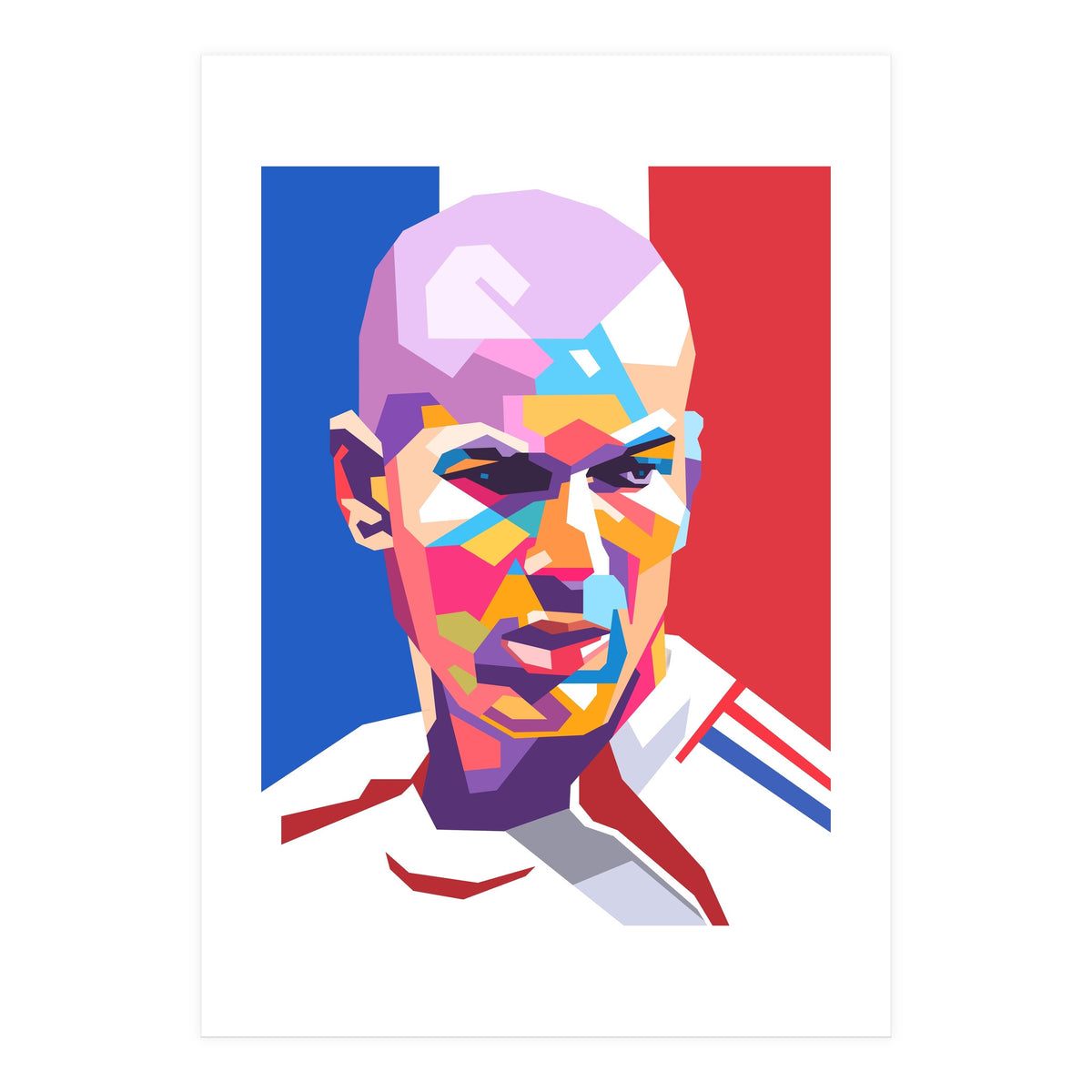 Zinedine Zidane art (Print Only)