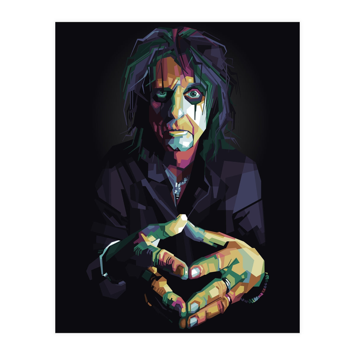 Alice Cooper Pop Art WPAP (Print Only)