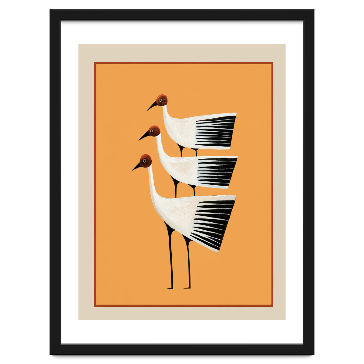 Striped Bird Trio II