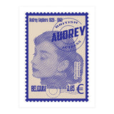 Audrey Hepburn Stamps Art (Print Only) thumbnail