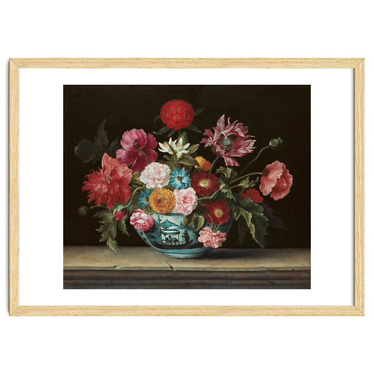 Jacques Linard (París (?), c. 1600-Paris, 1645). Chinese Bowl with Flowers (1640). Oil on canvas....