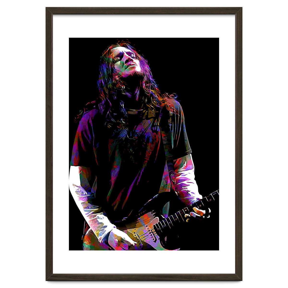 John Frusciante American Musician Guitarist Colorful
