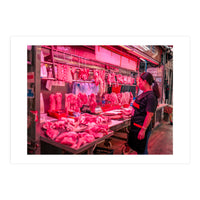 Meat Shop - Hong Kong (Print Only)