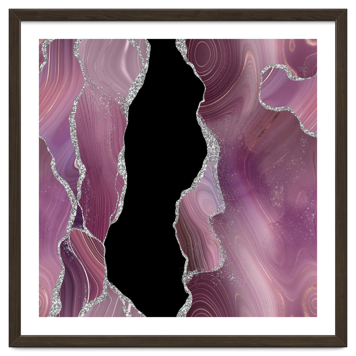 Mauve & Silver Agate Texture 01