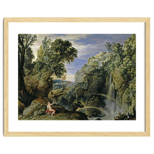 Pedro Pablo Rubens; Paul Bril / 'Landscape with Psyche and Jupiter', 1610; ca. 1630, Flemish Scho...