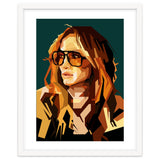 Jennifer Lopez Celebrity Art Retro Style Illustration thumbnail