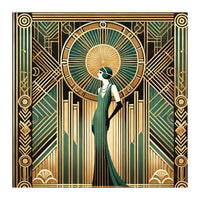 Opulent Elegance A Tribute To Art Deco (Print Only)