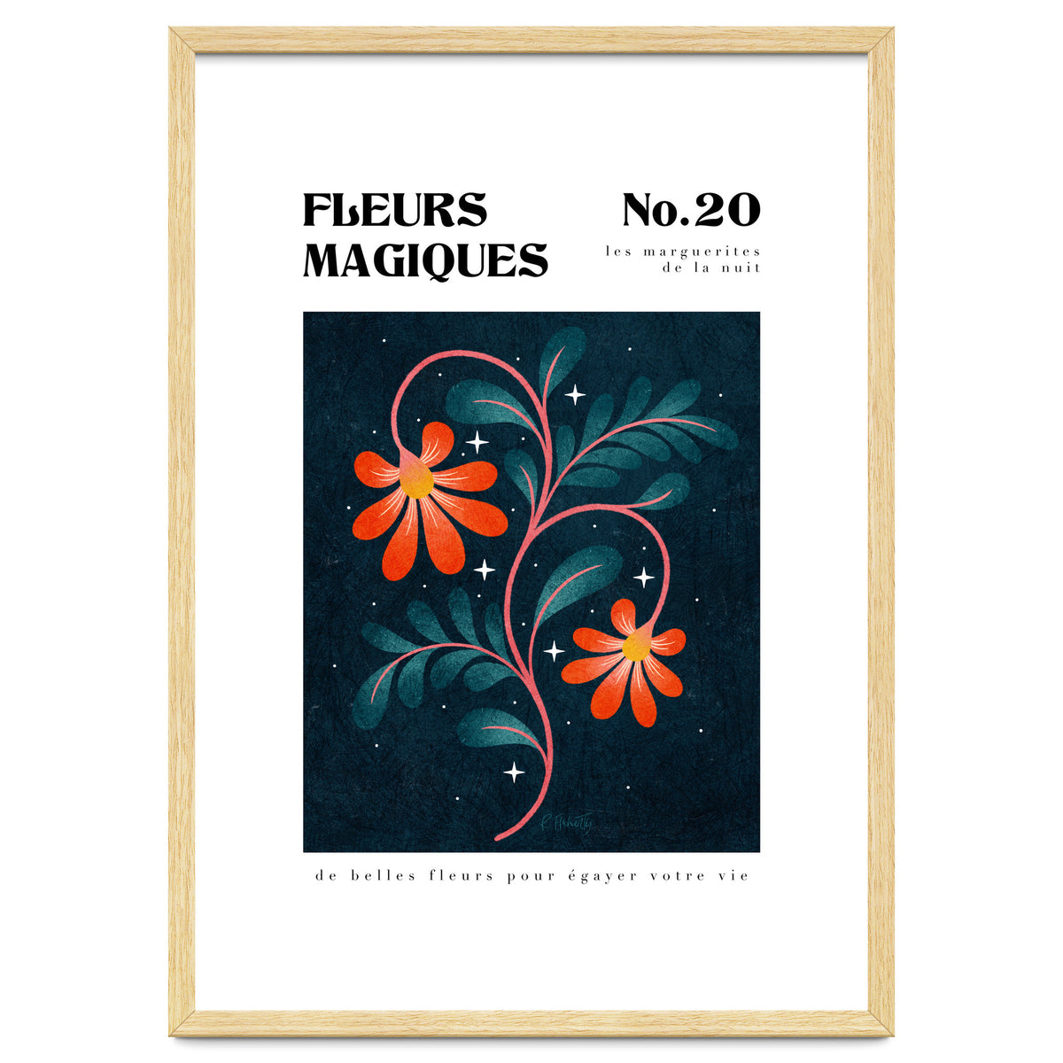 Magical Flowers No.20 Dark Daisies