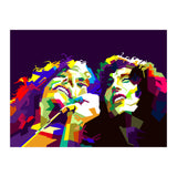 Robert Plant And Jimmy Page Pop Art WPAP (Print Only) thumbnail