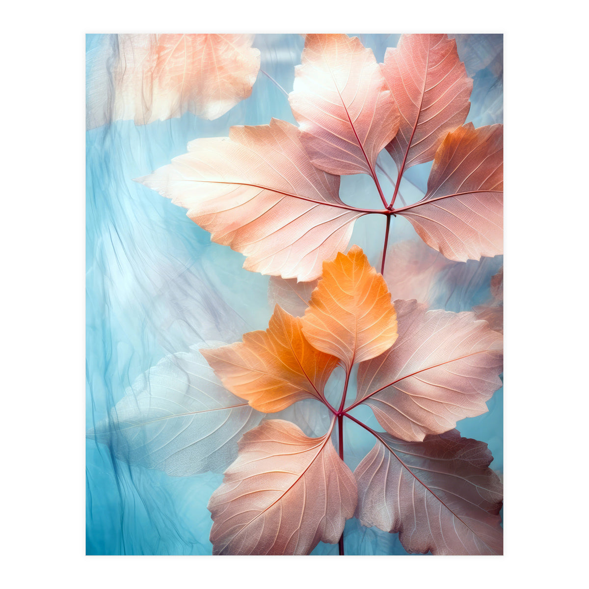 Winter leaves 1 (Print Only)