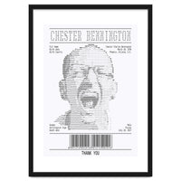 Receipt Art Chester Bennington