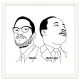 Martin Luther King Jr and Malcolm X thumbnail