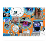 Abstract Collage 3 D Material Design Original (Print Only) thumbnail