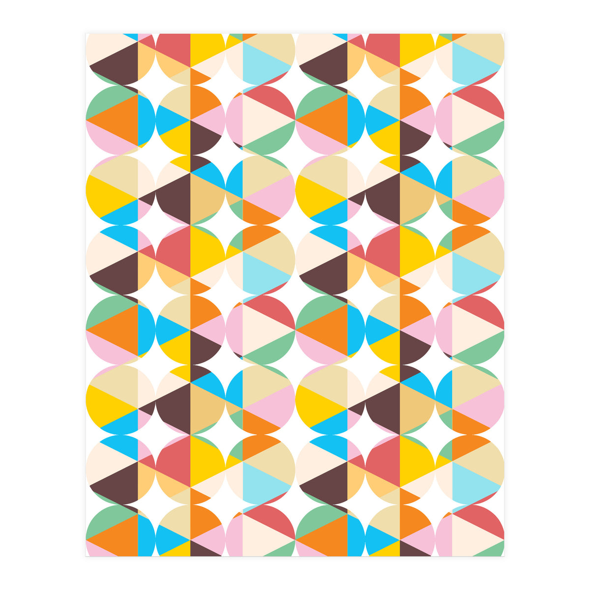 Retro Geometry #society6 #decor #buyart (Print Only)