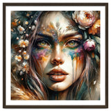Floral Forest Druid Woman Portrait thumbnail