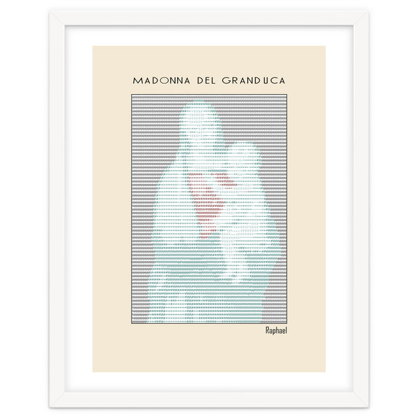 Madonna del Granduca (1505) – Raphael (ascii art)