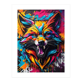 Aggressive Fox, Graffiti (Print Only) thumbnail