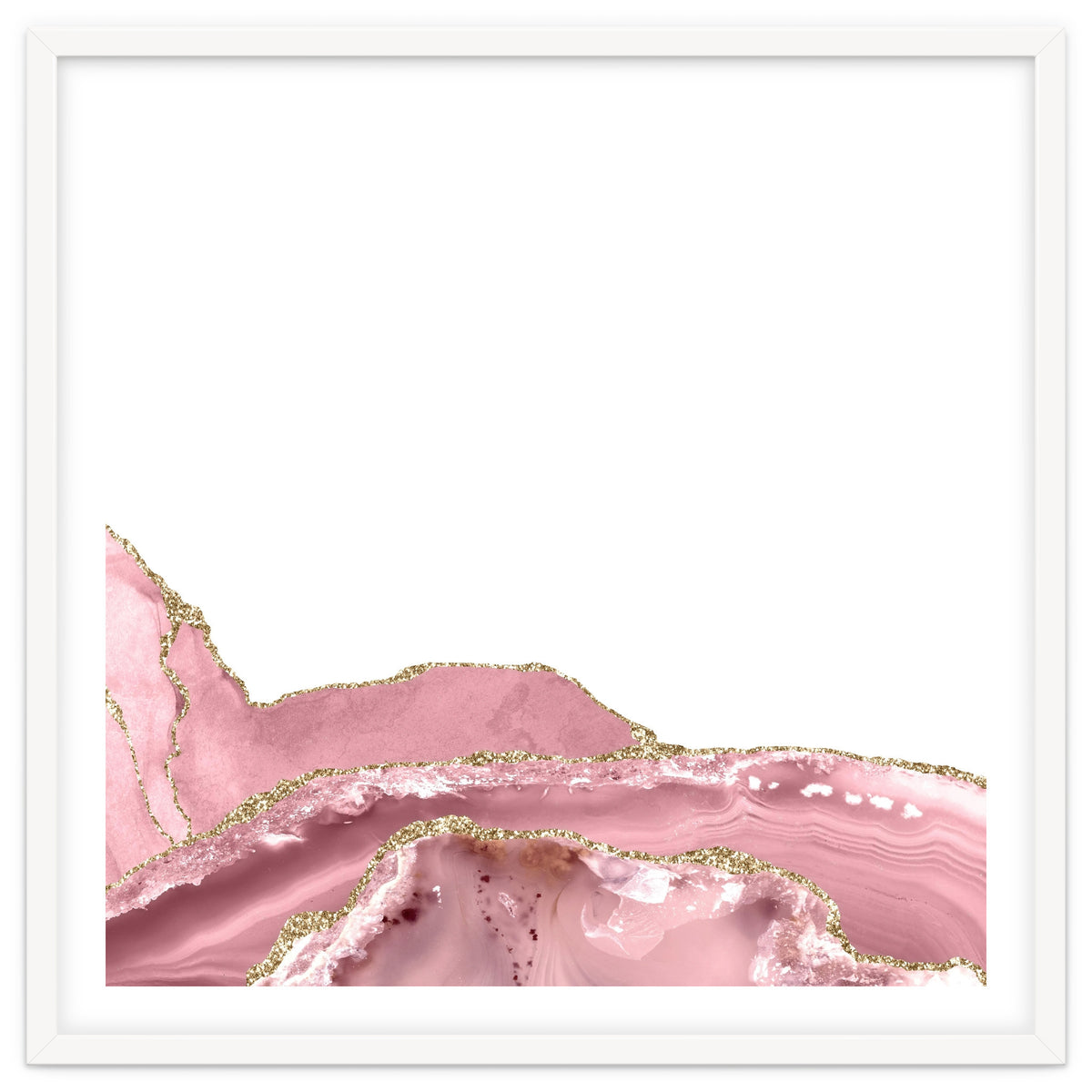 Blush & Gold Agate Texture 08
