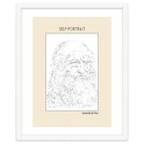 Self Portrait – Leonardo Da Vinci (ascii Art) thumbnail