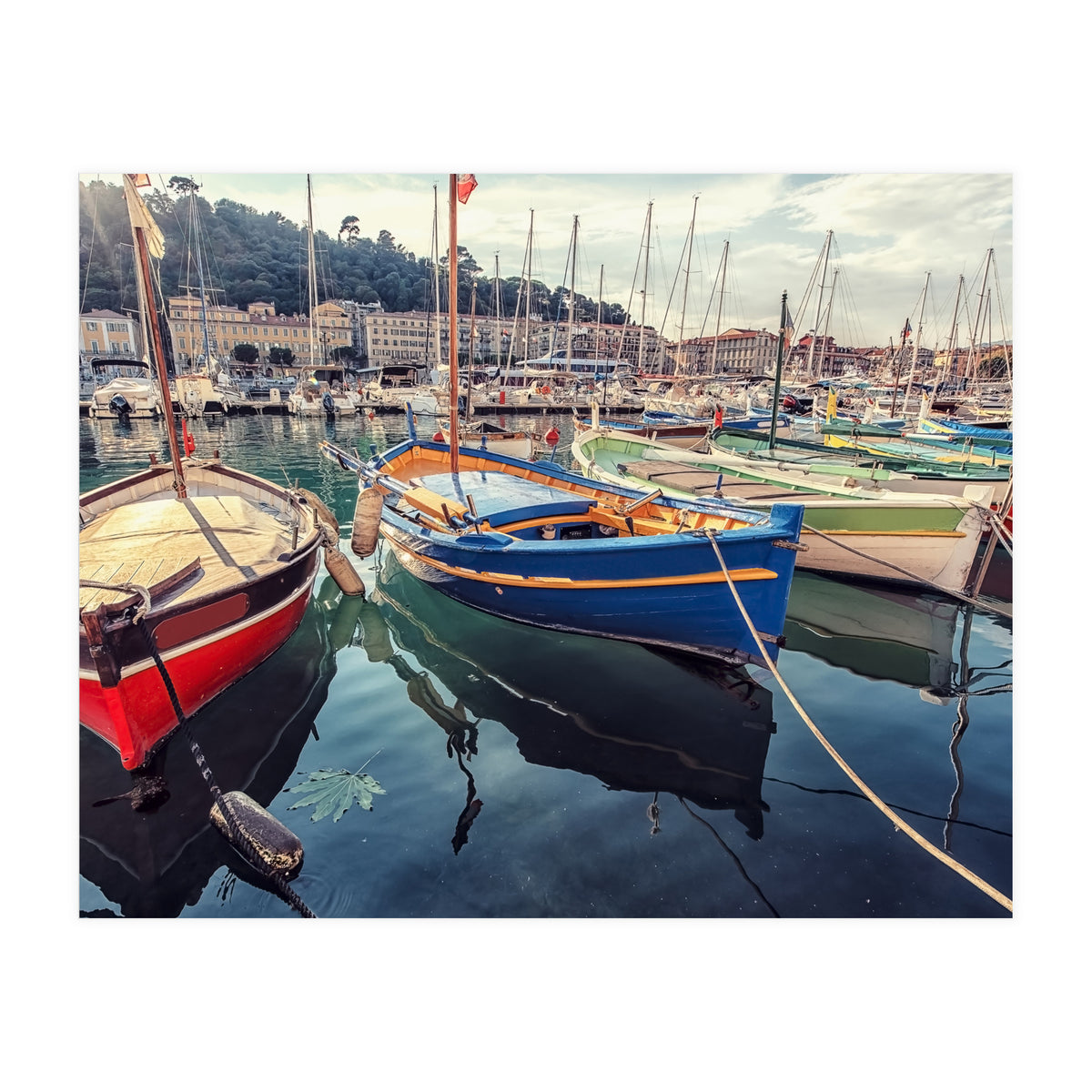 Harbor In Nice (Print Only)