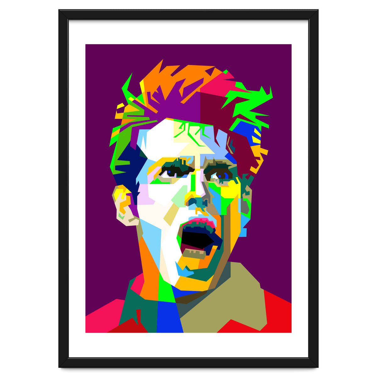 Ricardo Kaka Brazilian Football Pop Art WPAP