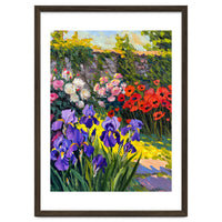 Sun-Drenched Secret Garden Oil Painting
