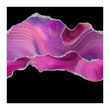Magenta & Silver Agate Texture 04  (Print Only) thumbnail