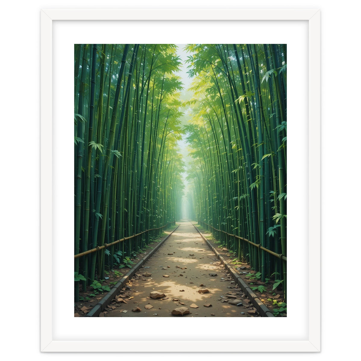 The Emerald Path: A Sun-Drenched Journey