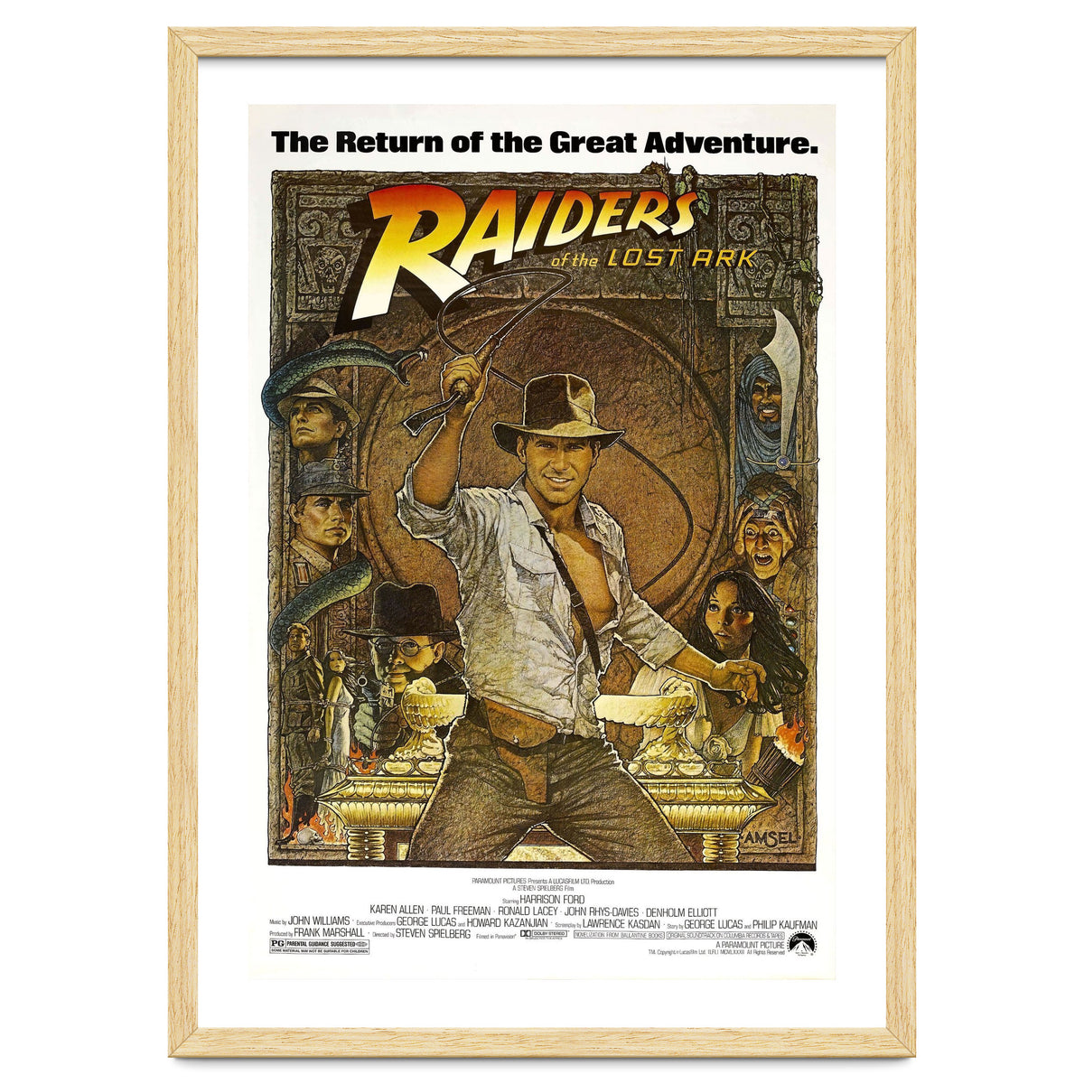 RAIDERS OF THE LOST ARK (1981), directed by STEVEN SPIELBERG.