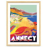 Beach at Annecy Lake, France thumbnail