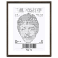 Receipt Art Paul Mc Cartney