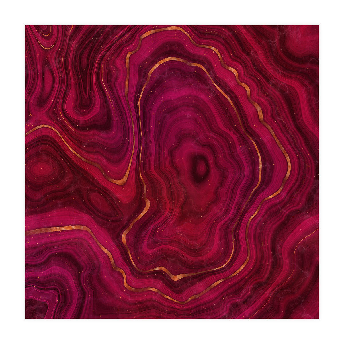Red Agate Texture 05  (Print Only)