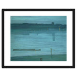 Nocturne, Blue and Silver: Chelsea, 1871 Canvas, 50,2 x 60,8 cm. thumbnail
