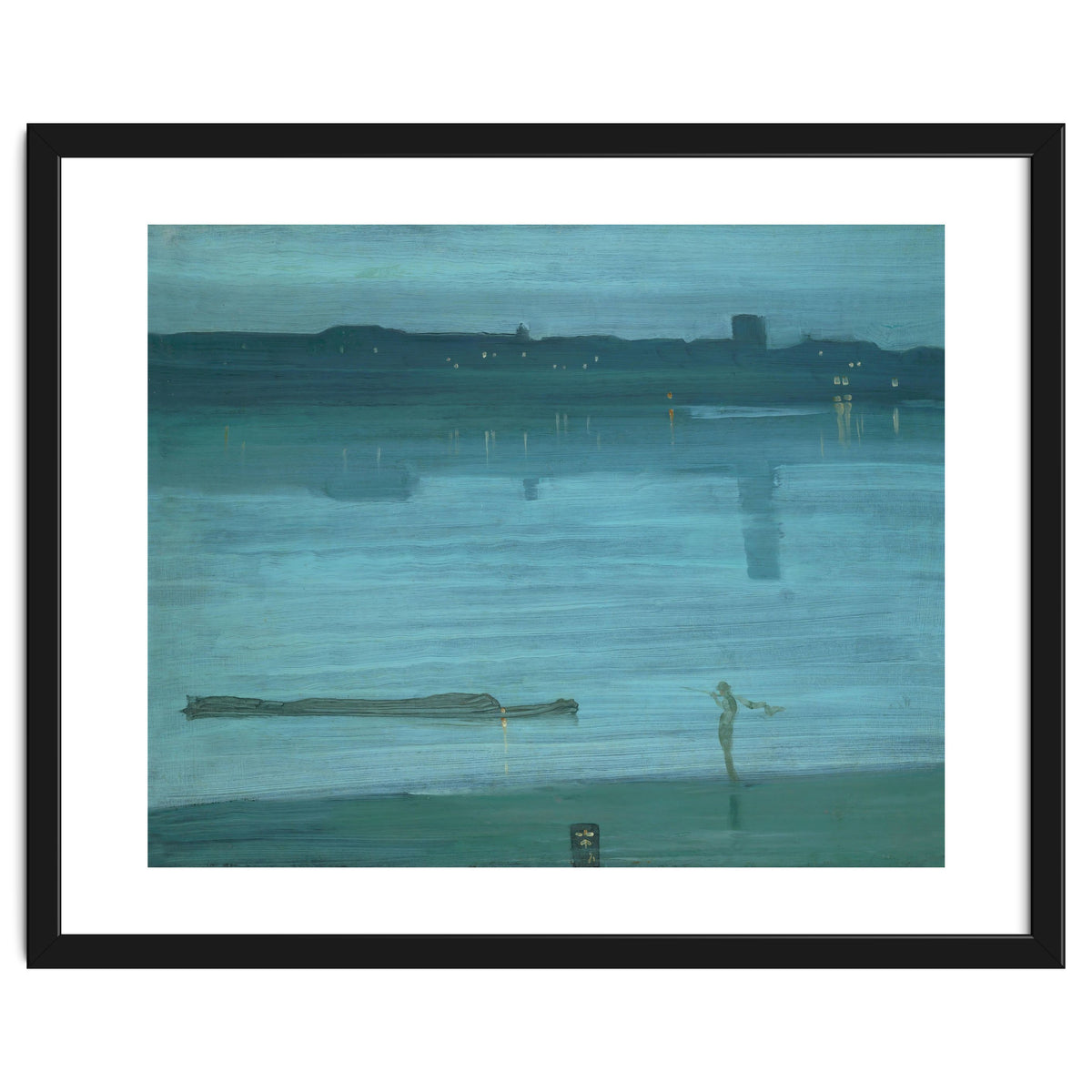 Nocturne, Blue and Silver: Chelsea, 1871 Canvas, 50,2 x 60,8 cm.