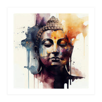 Watercolor Buddha #2 (Print Only)