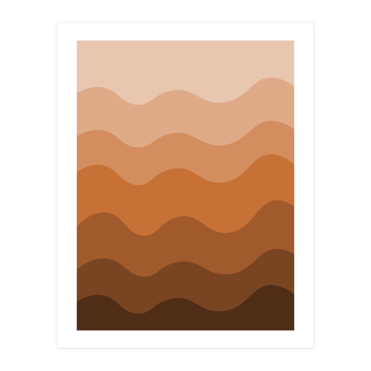 Brown gradient design  (Print Only)