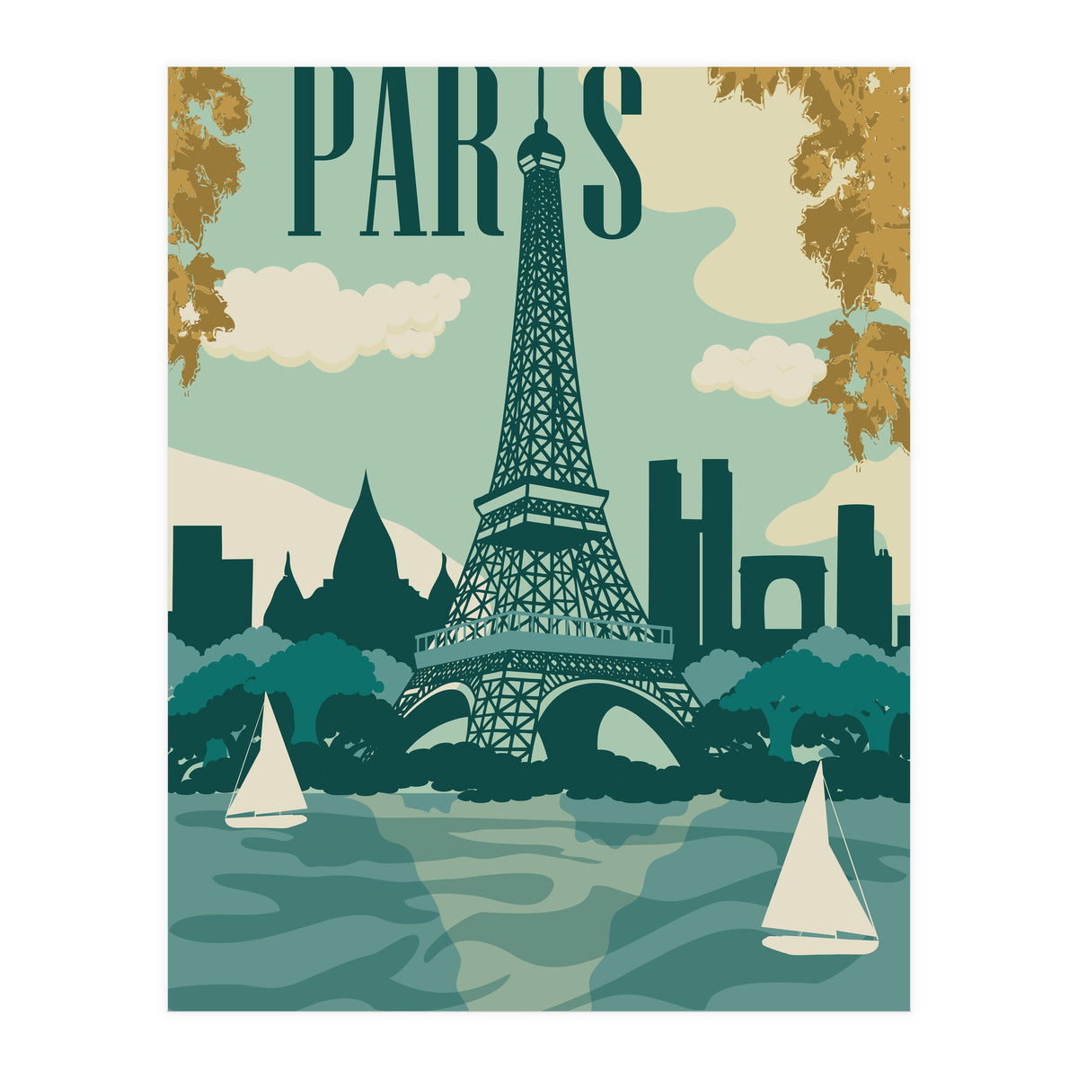 Paris, France (Print Only)