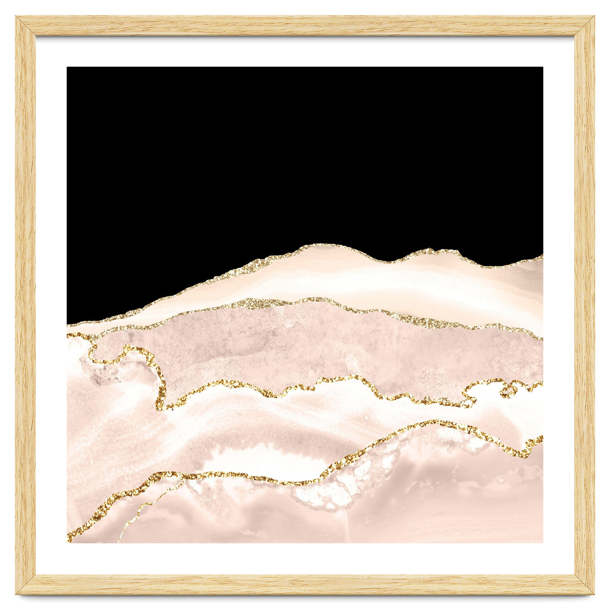 Ivory & Gold Agate Texture 03