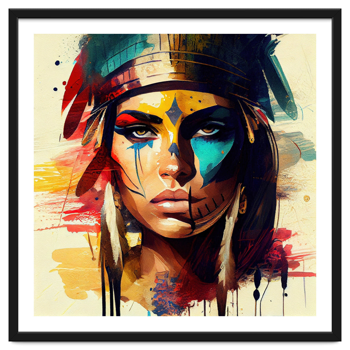 Powerful Egyptian Warrior Woman #1