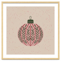 Christmas globe with branches