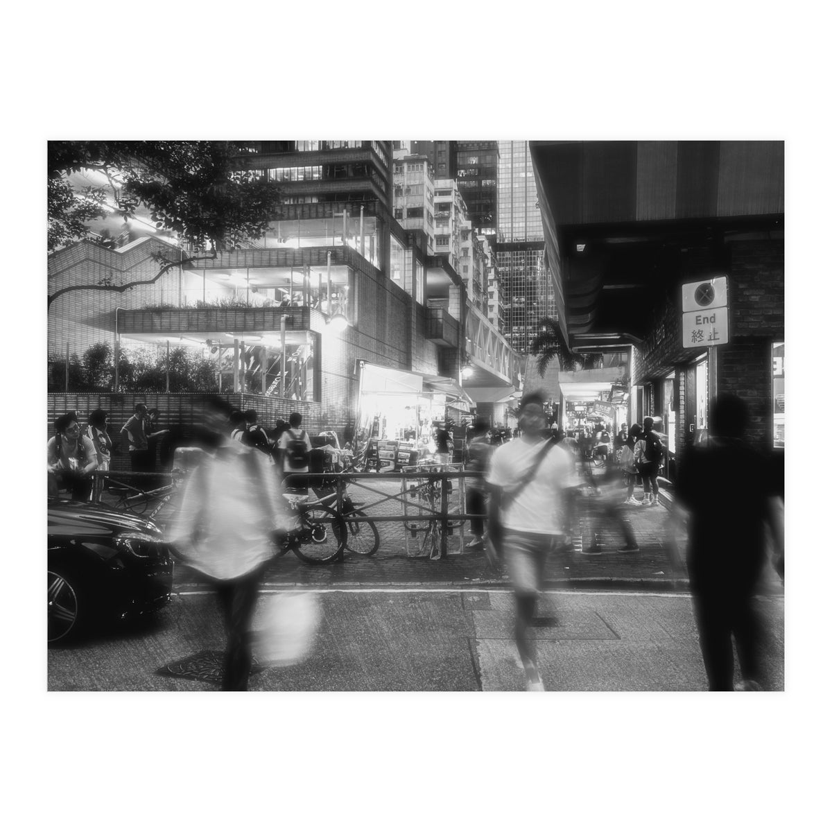 Street Photography - Night in Hong Kong (Print Only)